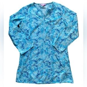 Lilly Pulitzer | Lilly Pulitzer Blue Butterfly Swim Coverup Lightweight Dress